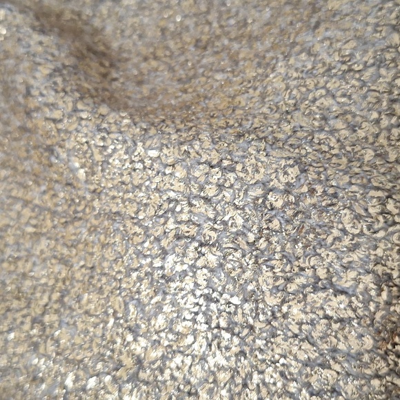 NWT Zara golden foil knit short sleeve Sweater - Picture 7 of 7